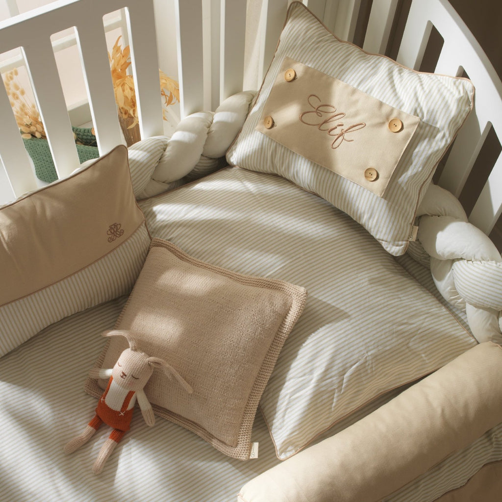 Harmony Triko Kare Dekoratif Yastık | 40x40 Boutique | Joyful Kids | Dekoratif Yastık - Joyful Kids