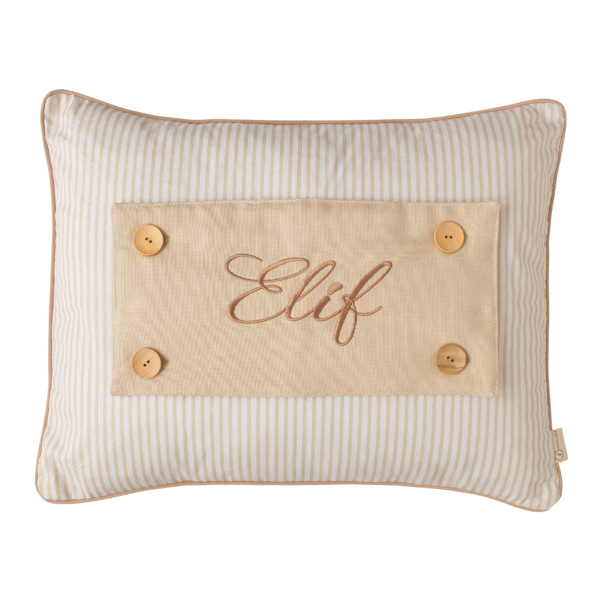 Harmony isimli bebek yastığı el nakışı tavşan serisi