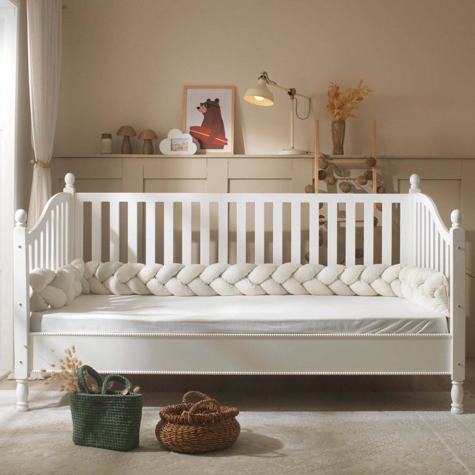 Harmony Örgü Kenar Koruma | Boutique Pastel | 270–360 cm | Joyful Kids | Bebek Kenar Koruma - Joyful Kids