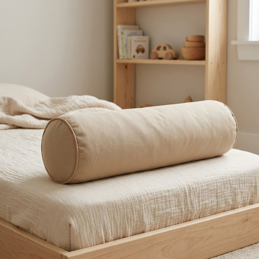 Harmony Silindir Yastık | Boutique Duck Kumaş 60x15 | Joyful Kids | Bebek Yastığı - Joyful Kids