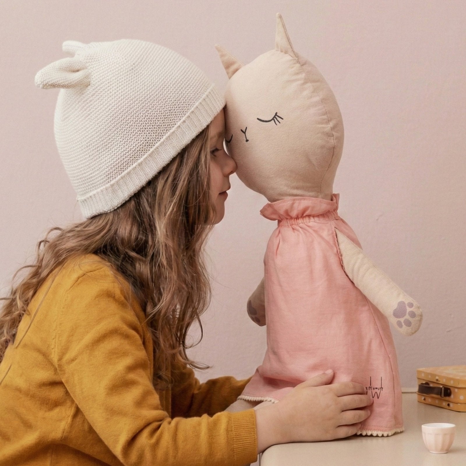 Bella Kedi Uyku Arkadaşı | Misty Pink Serisi El Yapımı | Boutique | Joyful Kids | Uyku Arkadaşı - Joyful Kids
