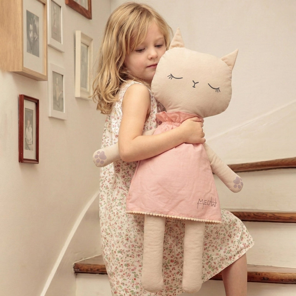 Bella Kedi Uyku Arkadaşı | Misty Pink Serisi El Yapımı | Boutique | Joyful Kids | Uyku Arkadaşı - Joyful Kids