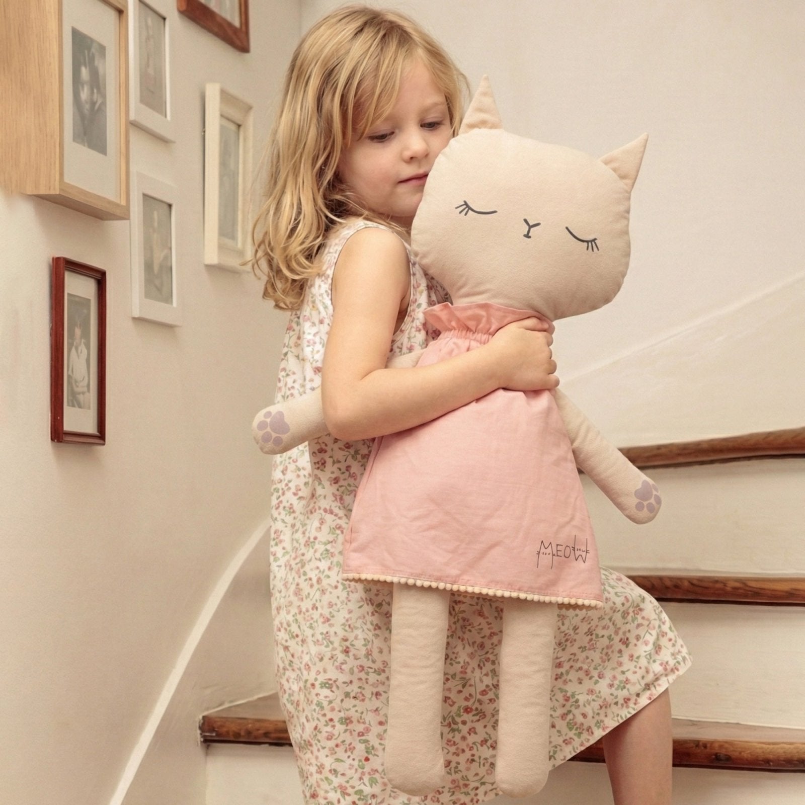 Bella Kedi Uyku Arkadaşı | Misty Pink Serisi El Yapımı | Boutique | Joyful Kids | Uyku Arkadaşı - Joyful Kids
