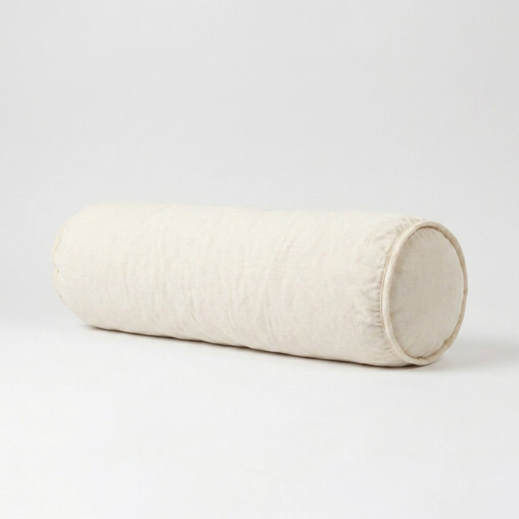 Misty Brown Silindir Yastık | Boutique 60x15 Kahve - Krem | Joyful Kids | Bebek Yastığı - Joyful Kids