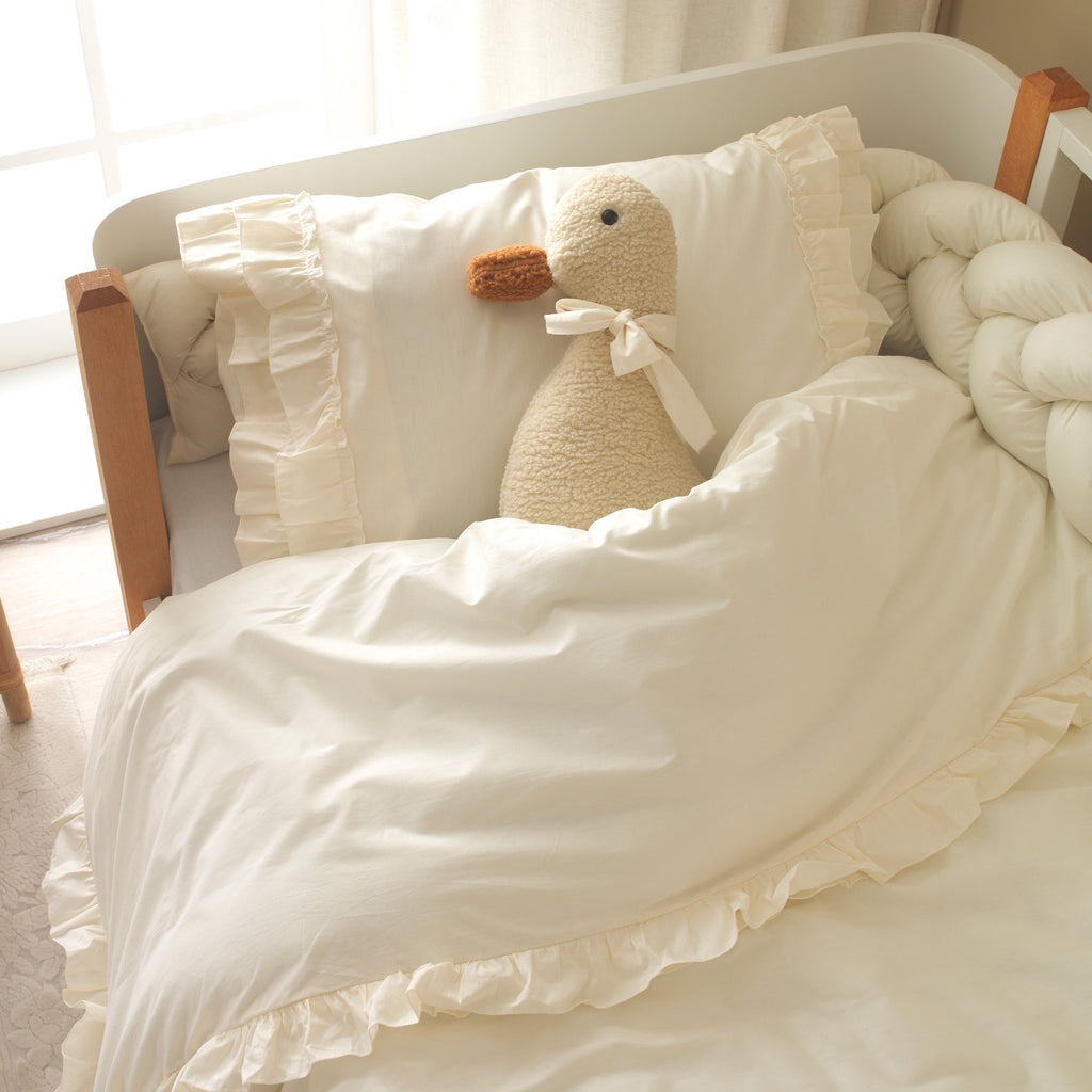 Organik Welsoft kumaş yumuşak ördek figürlü uyku arkadaşı Luna