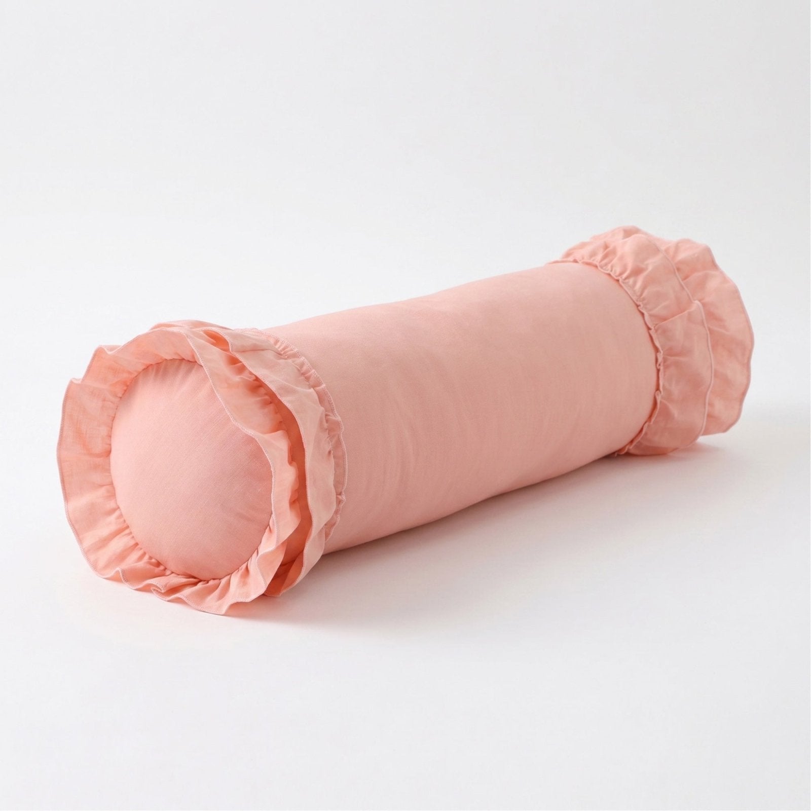 Fırfırlı Silindir Bebek Yatak Kenar Koruma | Pembe | %100 Pamuk | Antialerjik | Joyful Kids | Bebek Kenar Koruma - Joyful Kids