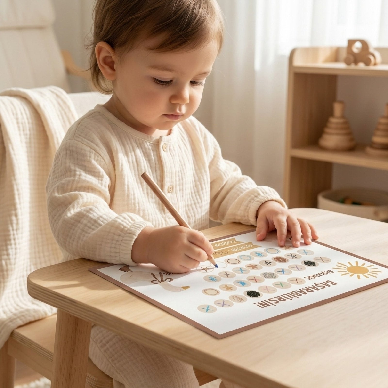 Başarabilirsin! Luna Temalı Çocuk Hedef ve Ödül Takip Kartı | Dijital İndirme | Dijital İndirilebilir Ürün - Joyful Kids