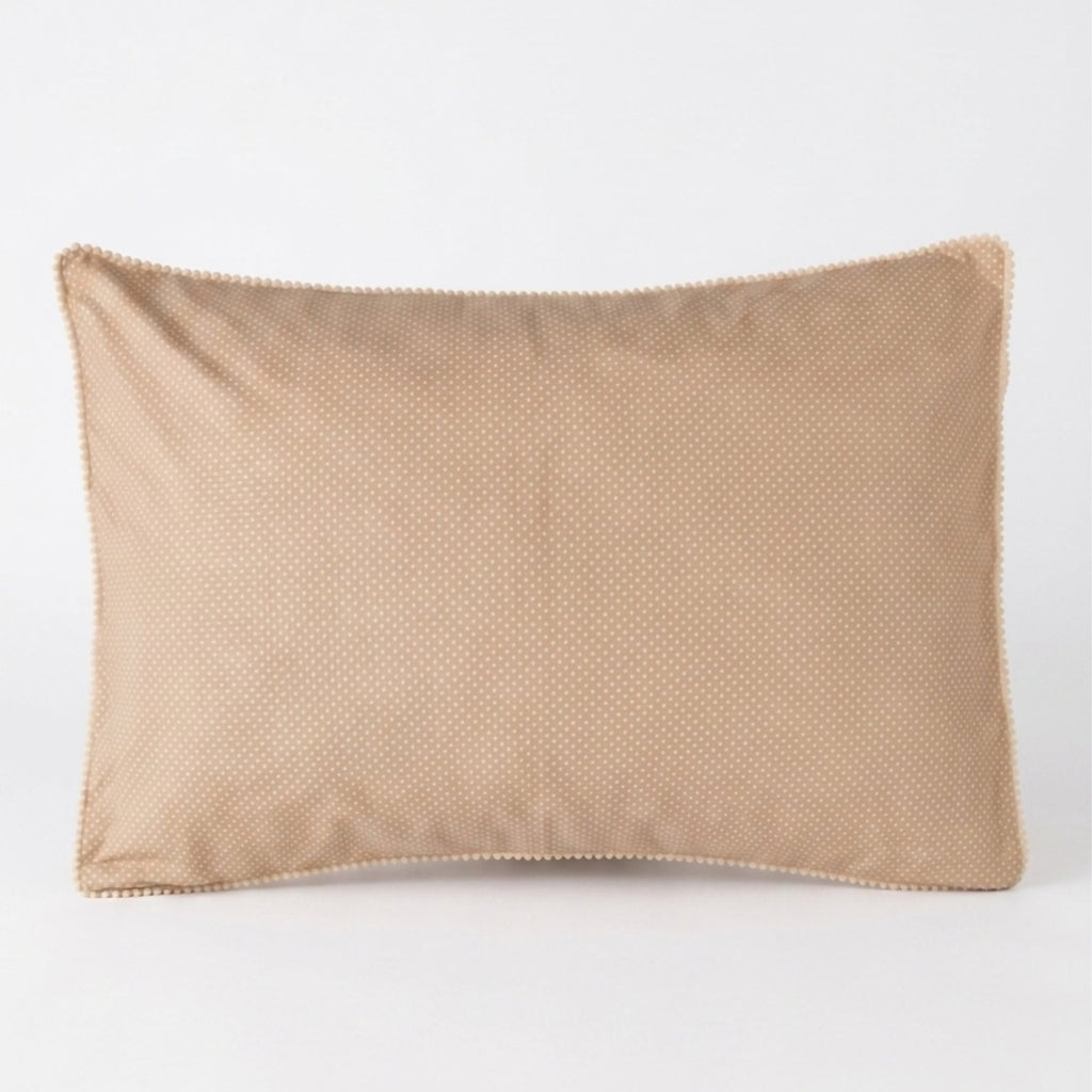 Misty Brown Baş Yastığı | Boutique Ponpon 50x70 | Nötr Bebek Yastığı | Joyful Kids | Bebek Yastığı - Joyful Kids