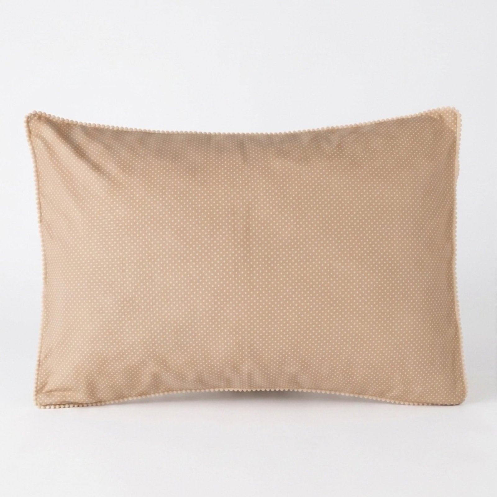 Misty Brown Baş Yastığı | Boutique Ponpon 50x70 | Nötr Bebek Yastığı | Joyful Kids | Bebek Yastığı - Joyful Kids