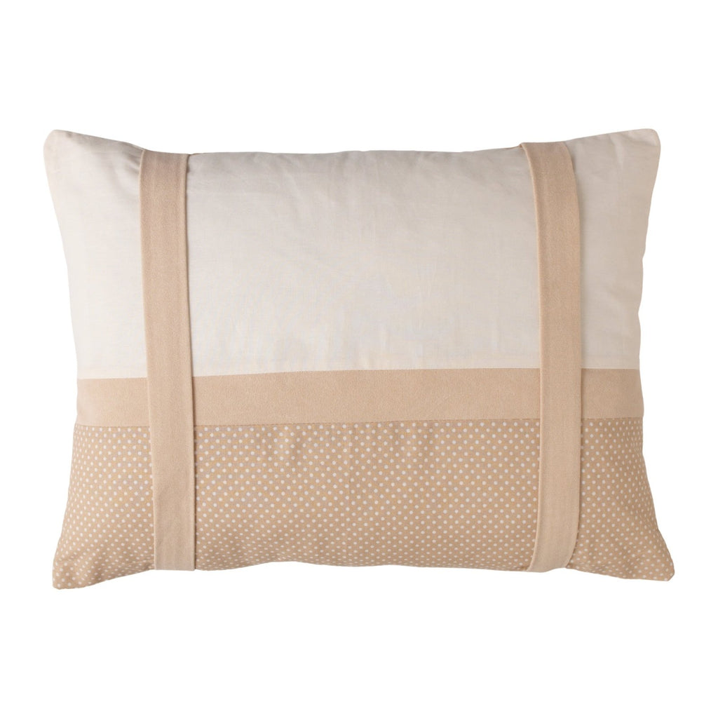 Misty Brown Alcantara Şeritli Dekoratif Yastık | 45x35 Boutique | Joyful Kids | Dekoratif Yastık - Joyful Kids