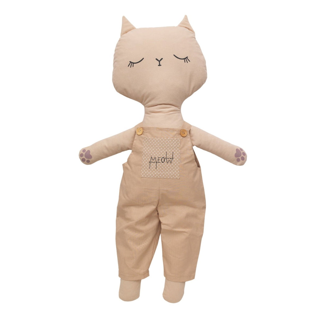 Milo Kedi Uyku Arkadaşı | Misty Brown Serisi El Yapımı | Boutique | Joyful Kids | Uyku Arkadaşı - Joyful Kids