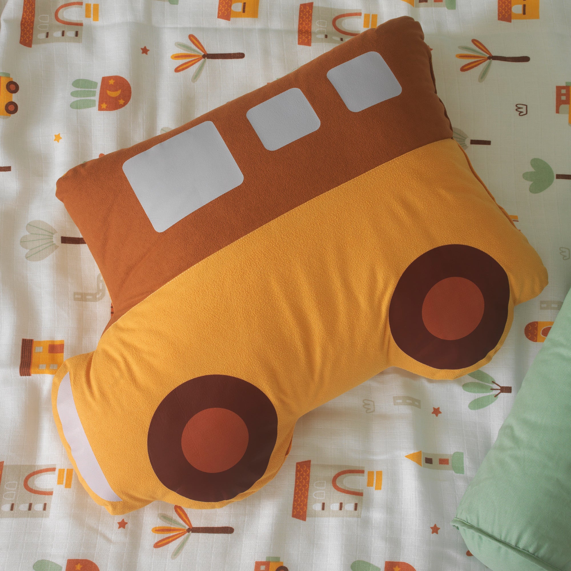 Antialerjik boncuk silikon dolgulu yumuşak araba sarılma yastığı.