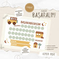 Başarabilirsin! My City Temalı Çocuk Hedef ve Ödül Takip Kartı | Dijital İndirme | Dijital İndirilebilir Ürün - Joyful Kids