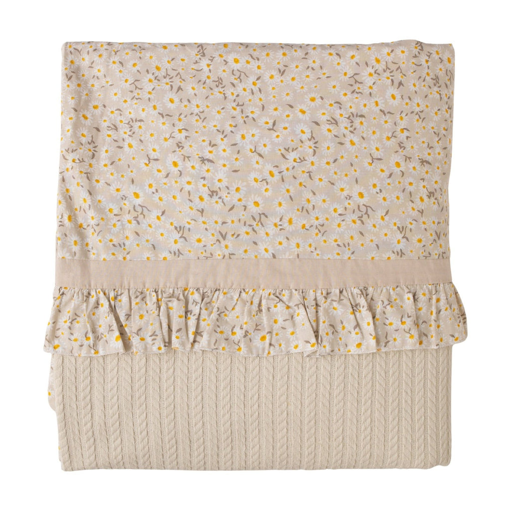 Daisy Nevresim Kılıfı | Boutique Pike Fırfır Detay | Bebek Nevresim | Joyful Kids | Bebek Nevresim Seti - Joyful Kids