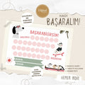 Başarabilirsin! Puppy Temalı Çocuk Hedef ve Ödül Takip Kartı | Dijital İndirme | Dijital İndirilebilir Ürün - Joyful Kids