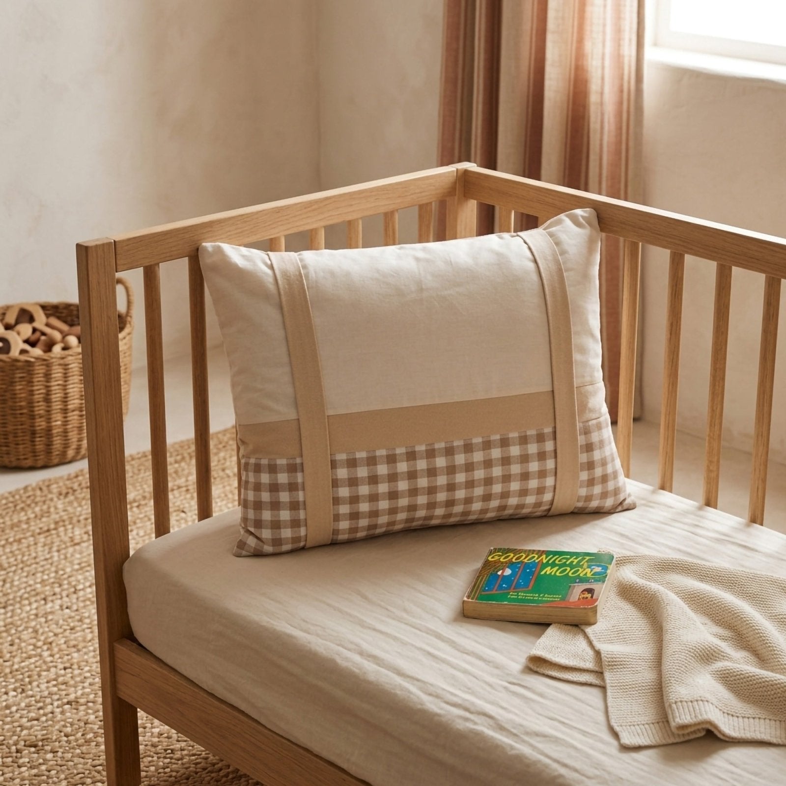 Teddy Alcantara Şeritli Dekoratif Yastık | 45x35 Boutique | Kılıflı | Joyful Kids | Dekoratif Yastık - Joyful Kids