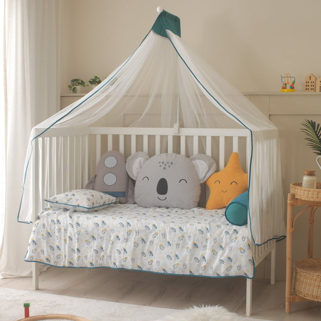 Erkek Bebek Uyku Seti Uzay | %100 Müslin Space Temalı | Joyful Kids | Bebek Uyku Seti - Joyful Kids