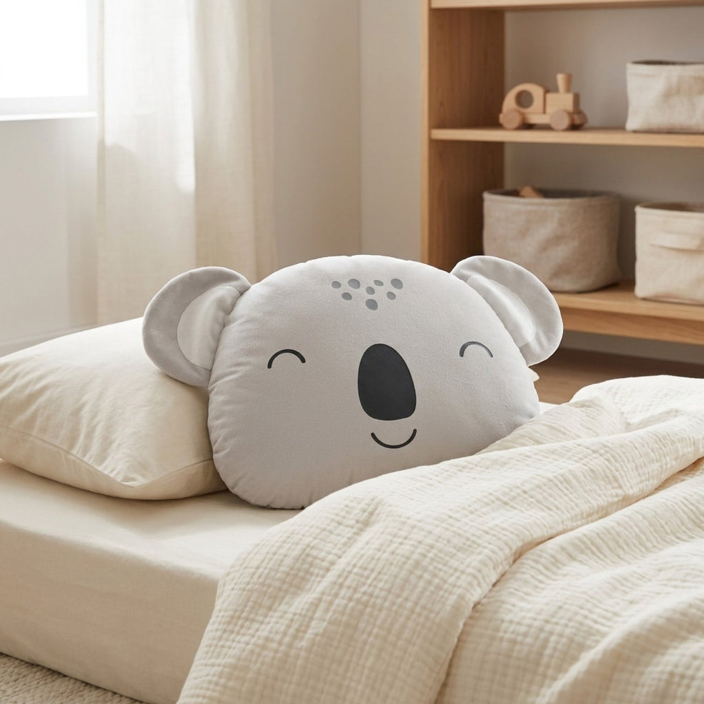Gülümseyen Koala Uyku Arkadaşı - Süet Dokulu (70x50 cm) | Uyku Arkadaşı - Joyful Kids