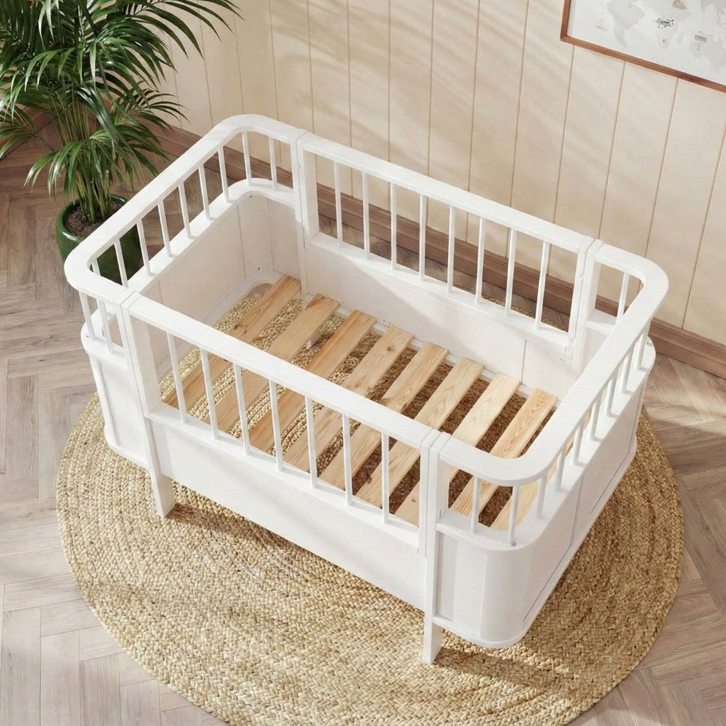 Büyüyen Bebek Beşiği | Stella MDF Convertible | 80x130 - 80x180 | Joyful Kids | Bebek Beşiği - Joyful Kids