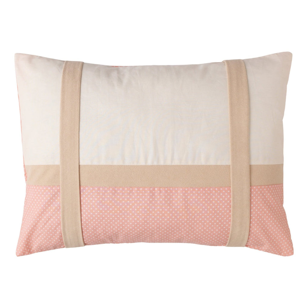 Misty Pink Alcantara Şeritli Dekoratif Yastık | 45x35 Boutique | Joyful Kids | Dekoratif Yastık - Joyful Kids