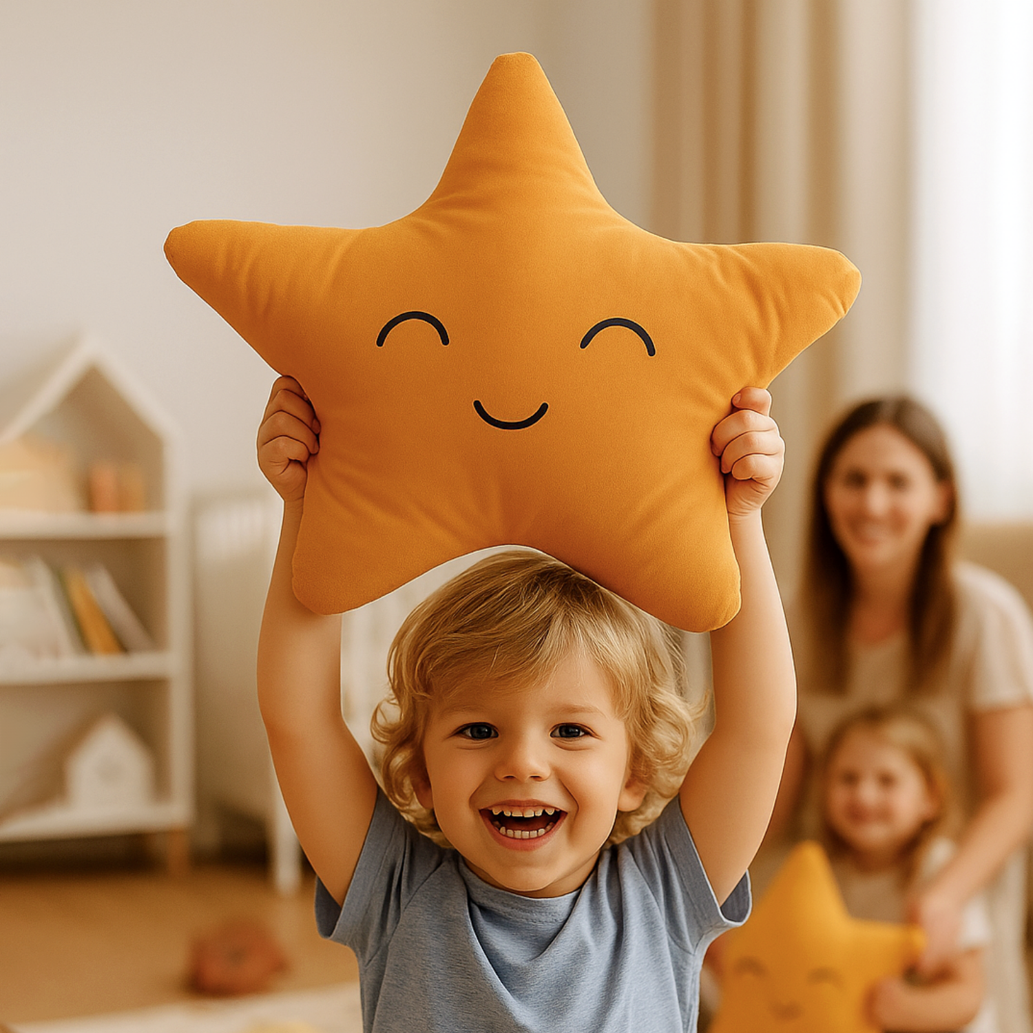 Yıldız Uyku Arkadaşı– Pamuksu Yüzey, Space Serisi, Bebek ve Çocuk Odası için