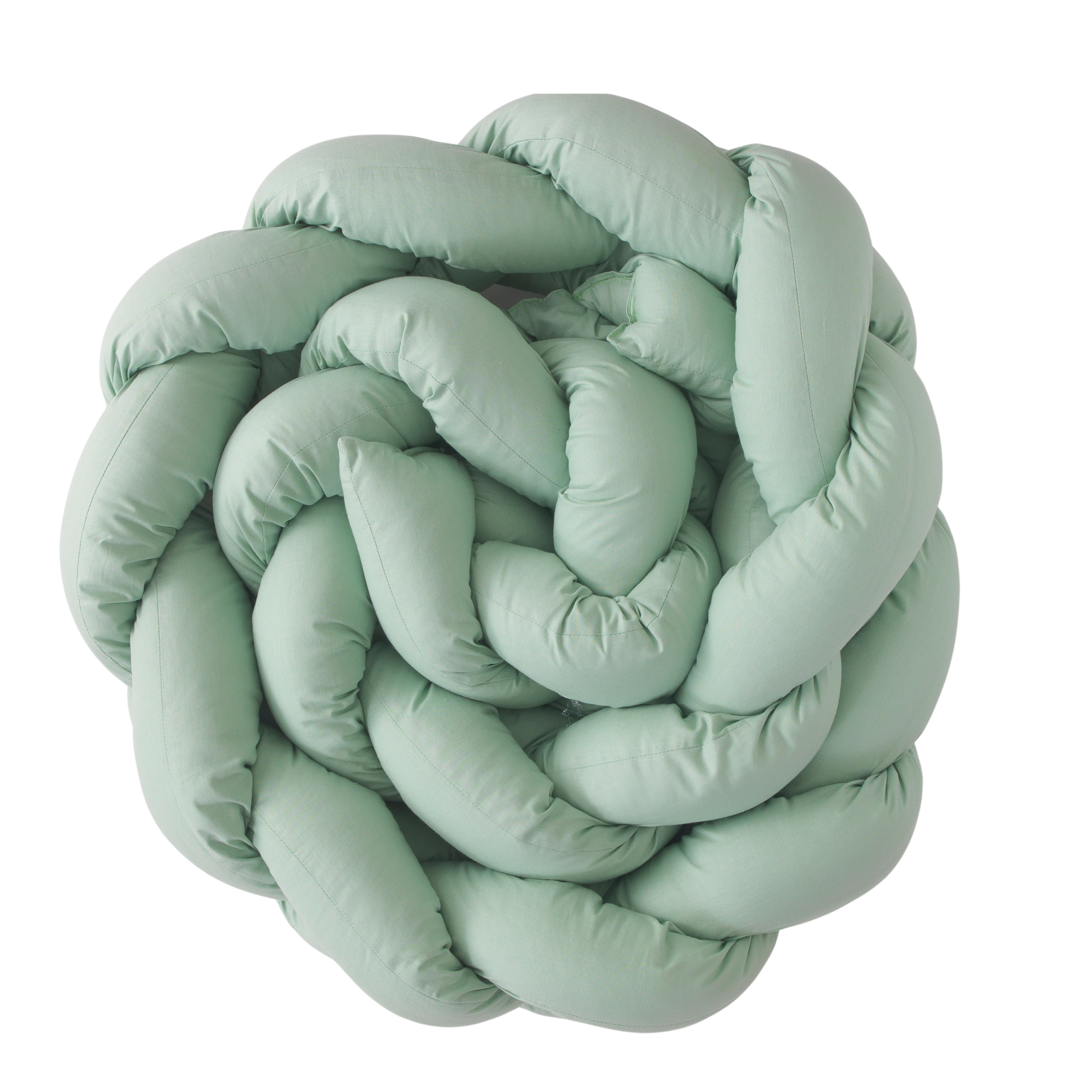 %100 Pamuk 3 Sıra Örgü Kenar Koruma My City | Montessori & Beşik Bariyeri | Boncuk Silikon Dolgulu