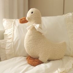 Luna Ördek – Bebek Odası İçin Dekoratif %100 Organik Peluş Yastık
