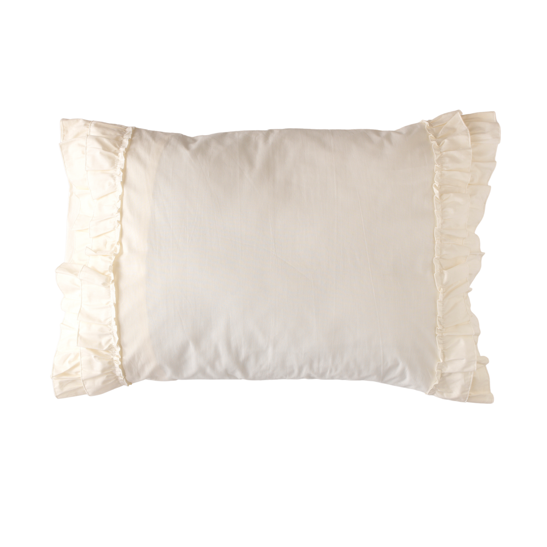 %100 Pamuk Yastık Kılıfı ve İç Yastık Luna | 50x35 cm | Silikon Dolgulu Yumuşak Yastık Seti