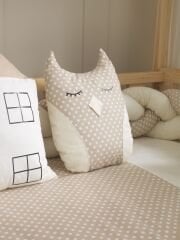 My Home Krem Örgü Montessori Uyku Seti