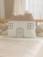 My Home Krem Örgü Montessori Uyku Seti