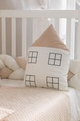 My Home Krem Örgü Beşik Uyku Seti